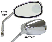 Load image into Gallery viewer, Mirrors W / Inset Magnifier Lens All OE Mounts Rh &amp; Lh Fitment Dot Approved Chrome Plated