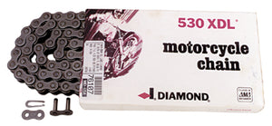 Chain Rear Xdl Lubed Diamond Xlh 67 / 87 Other Sportster 70 / 86 Ex 883Hugger Size 530 106 Pitches