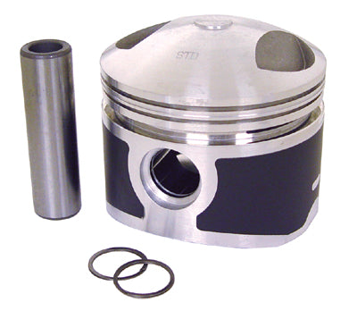 Piston 8:1 +.040 Moly Coated Big Twin Shov 1340Cc W / Pin & Locks 3 1 / 2 +.040