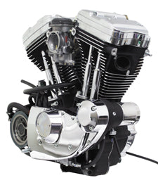 See Rs Complete Engine 1200Cc Sportster EVO 5Spd Rr Belt 96/L* Blk CP W/Carb Ign and Alt 16068-02