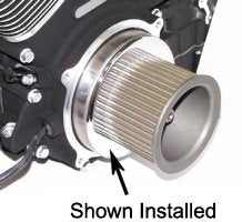 Belt Drive Part Alternator Cvr Big Twin 70 / 06 W / Open Belt Drive Covers Rotor Chromed Pp-400