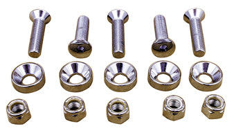 Pulley Rear Belt Drive Hardware Big Twin W / Spoke Rear Wheel Flat Head Screws-Washers & Nuts 9858-15