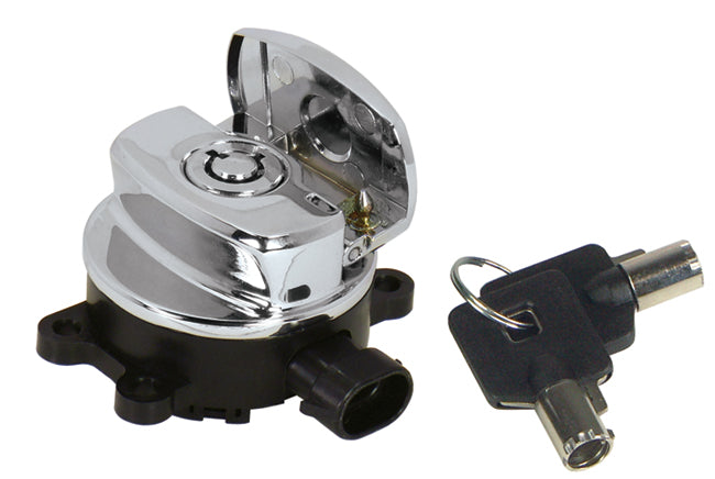 Ignition Switch Round Key Softail Models 12 / L*.FLHr 14 / Later Fxdwg 12 / Later Replaces HD 71517-11