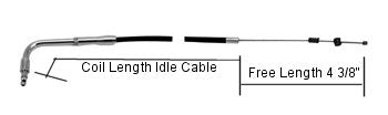 Idle Cable Braided Clear Coat 41.2