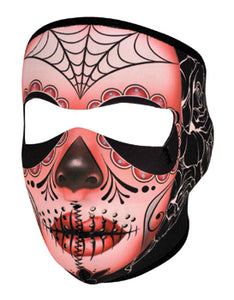 Neoprene Face Mask Sugar Skull Full Face Zanheadgear Wnfm082