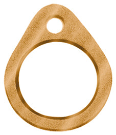 Exhaust Gasket Exhaust Port Sh All Yrs W / Copper Crush Ring Metal Jacket Replaces HD 65834-68A