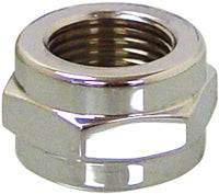 Adapter Nut For Fuel Valve Chrome Plated Brass 3 / 8