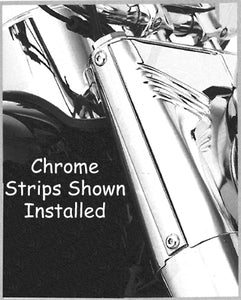 Fork Panel Accent Strips Chrome Plated Flst Models 1986 / Later* Inc Mt Bolts Replaces HD 67891-99