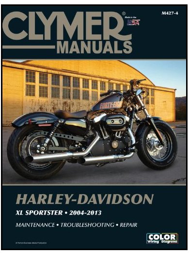 Repair Manual Clymer M427 Sportster 5 Speed 2004 / 2013 Detailed Service & Repair