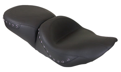 Seat Road King Touring 1-Piece FLHr Models 1997 / 2007 Black Studs Mustang.75577