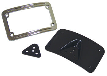 License Mount W / Backing Plate Fits Any Fender Curved Style Uw 7