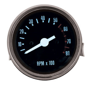 Tachometer 8000 Rpm Face FX 73 / 82 H.Bar FX 77 / 84 Ex Wg Softail Tank Mt Replaces HD 92042-78A