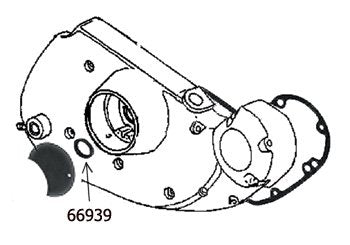 Oil Seal For Breaker Points Sportster 71 / 03 Double Lip Replaces HD #11124 Cometic.C9355