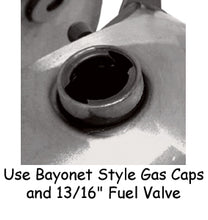 Load image into Gallery viewer, Gas Tank Fatbob Style Early 5 Gallon W / Bayonet Gas Cap Pressure Check Before Painting