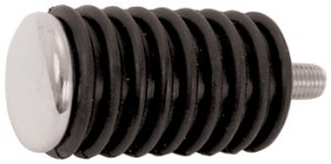 Shift Peg Rubber W / Chrome End Fits All Models & Matches Chrome Plated End Footrests Rpl HD 34633-85T