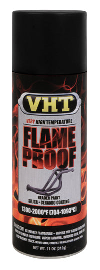 Vht Flameproof Coating Ceramic Coating Flat Black Withstand Temps Up To 2000 Deg