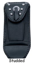 Load image into Gallery viewer, Tank Bib Pouch Studded Fits Softail Flstb 08 / Later Flstc 2009 / Later Mustang#93349