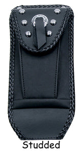 Tank Bib Pouch Studded Fits Softail Flstb 08 / Later Flstc 2009 / Later Mustang#93349