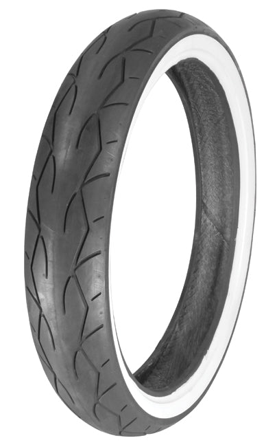 Tire Front Or Rear 130 / 70-18 Vrm-302 White Wall Vee Rubber W30203