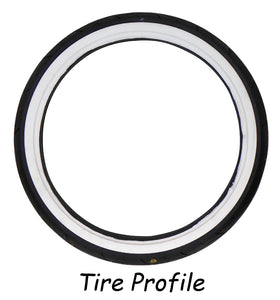 Tire Front 130 / 50B23 Vrm-302 White Wall Vee Rubber W30202