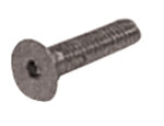 Hardware Flathead Allen Screw 8-32 X 5 / 8" Unc 82Deg Taper Chrome Plated Colony Fhs-101