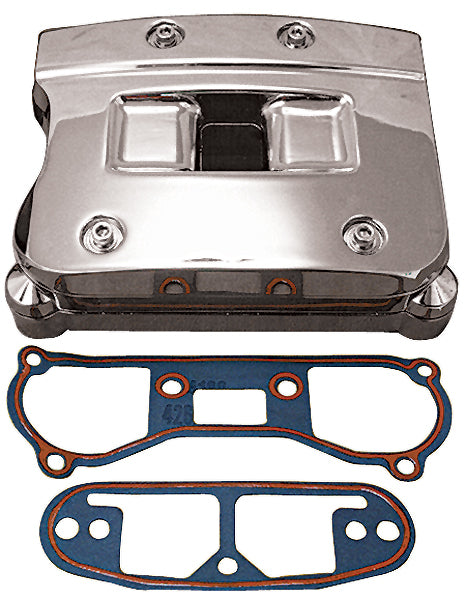 Rocker Arm Cover Assembly Big Twin Evo 1984 / 91 Chrome Replaces HD 17528-84A 17529-84A 17530-84B
