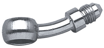 Brake Part Adapter Fitting Chrome Plated 10Mm Banjo #3 Male 35 Degree To Cycleflex Russell R4050C