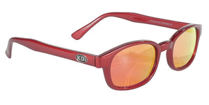 KD Sunglass Fire Red Frame / Red Mirror Lens Pcsun#20124