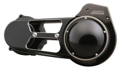 Open Belt Drive Kit 69Mm Black Softail And Dyna 2007-2017 Inc Lock Up Clutch Evo-8Sb