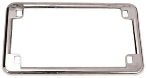 License Plate Frame Die Cast Fits All 4"X7" License Plates Die Cast Chrome Plated