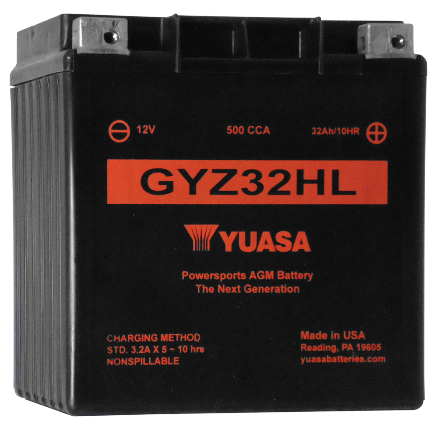 Gyz Maint Free Battery 500Cca FLT 97 / Later 27.5Ah Gyz32Hl Replaces HD 66010-97