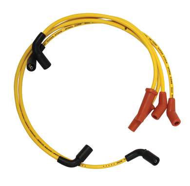 Spark Plug Wires Accel Stainless Steel 8Mm M8 Touring Models 2017 / 18 Stainless Conductor Yellow