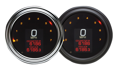 Digital Gauge Kit Mlx Series Fits Road King 04-13 Softail 04-10 Dyna 04-11 Fat Bob 4-1 / 2