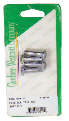 Gas Tank Mounting Kit Chrome FLT 2008 / Later Milwaukee 8 MFG# C-96-34
