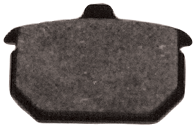 Brake Pads Sbs 549H.Ct Carbon Softail FX Fxr Sportster Rear 1982 / E1987 FLHs Rear 83 / 84 Replaces 44209-82