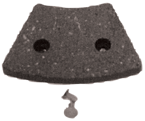 Brake Pads Sbs 679H.Ct Carbon FX Sportster Front 1974 / 1977 Replaces HD 44281-74