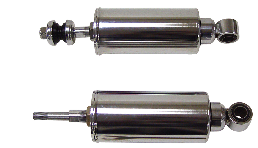 Shock Absorbers Chrome Plated Softail Models 2000 / Later*(Except Rocker Mdls)Adj Spr Pre-Load