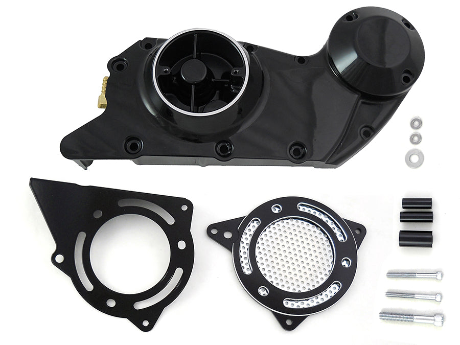 Black Cam and Sprocket Cover Set 2004 / UP XL