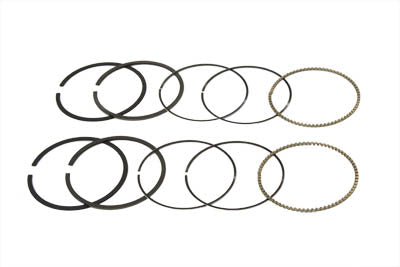 Shovelhead 3-5/8 Piston Ring Set .010 Oversize 0 /  Replacement for 3-5/8 conversion kits