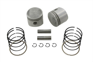 74 Overhead Valve Piston Set .070 Oversize 1941 / 1977 FL 1971 / 1977 FX