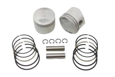 80 Overhead Valve Piston Set .010 Oversize 1978 / 1984 FL 1978 / 1984 FX 1979 / 1983 FLT 1982 / 1983 FXR