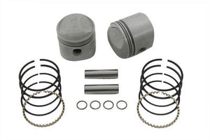 74 Overhead Valve Piston Set Standard Size 1941 / 1977 FL 1971 / 1977 FX