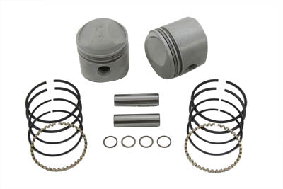 74 Overhead Valve Piston Set .020 Oversize 1941 / 1977 FL 1971 / 1977 FX