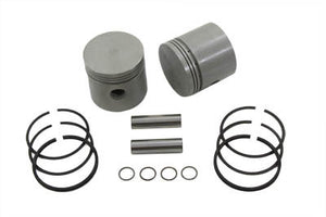 3-7/16 Piston Set Standard Size 1937 / 1948 ULH