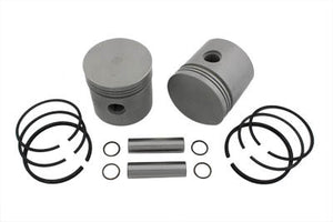 3-7/16 Piston Set Standard Size 1937 / 1948 ULH