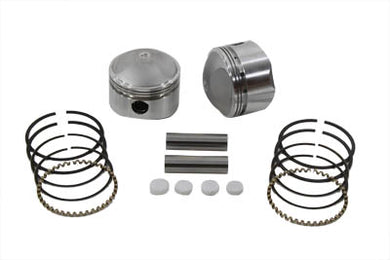 74 Overhead Valve Forged Piston Set Standard Size 1941 / 1977 FL 1971 / 1977 FX