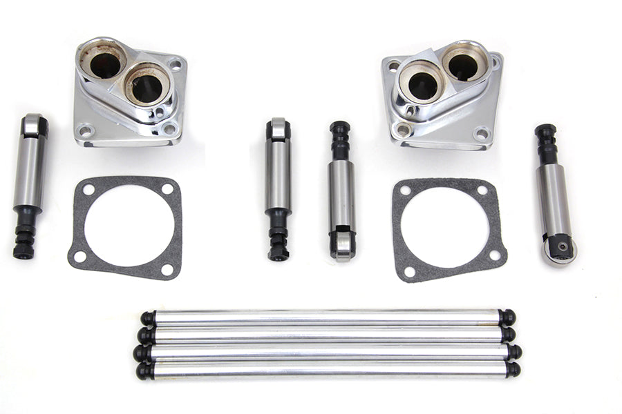Solid Tappet Kit Chrome Finish 1948 / 1965 FL