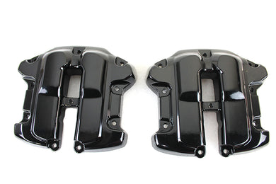 M8 Rocker Box Cover Set Black 2017 / UP FLT