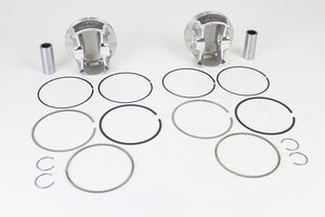 Wiseco Tracker Series Piston Set .020 Oversize 1999 / 2006 FLT 1999 / 2006 FXD 1999 / 2006 FXST 1999 / 2006 FLST