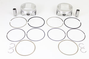 Wiseco Tracker Series Piston Set .020 Oversize 1999 / 2006 FLT 1999 / 2006 FXD 1999 / 2006 FXST 1999 / 2006 FLST